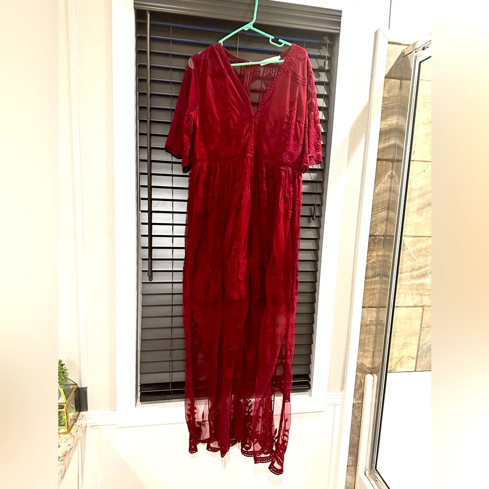 Lace Maxi Dress Boho ( not a romper)
